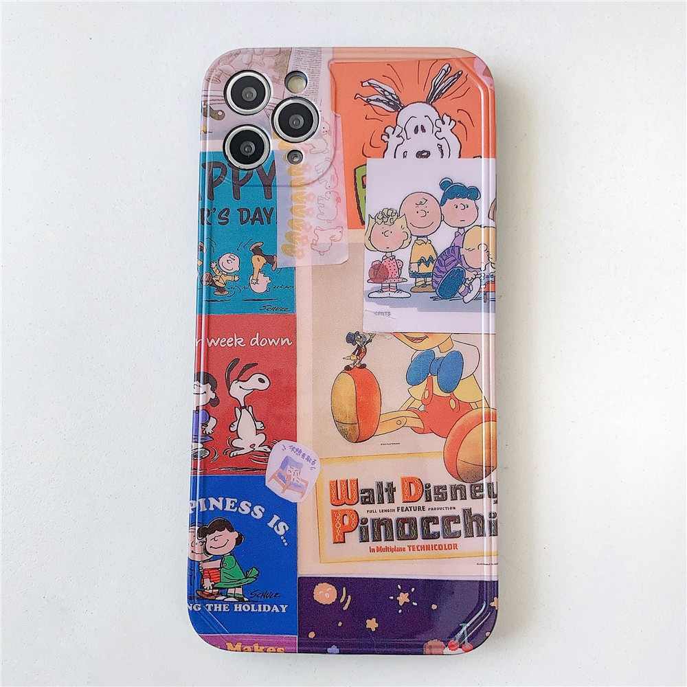 

apple iphone 11 pro max x xr xs max photo frame private model series cartoon pattern tpu material imd craft mobile phone case